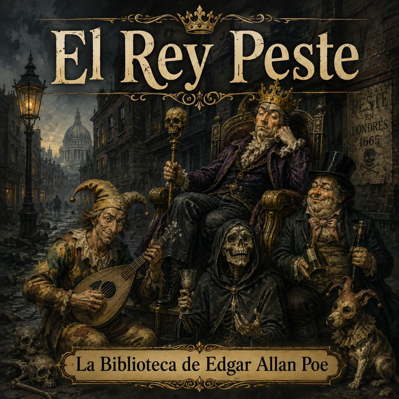 12 - El Rey Peste Audiolibro - Edgar Allan Poe episode artwork