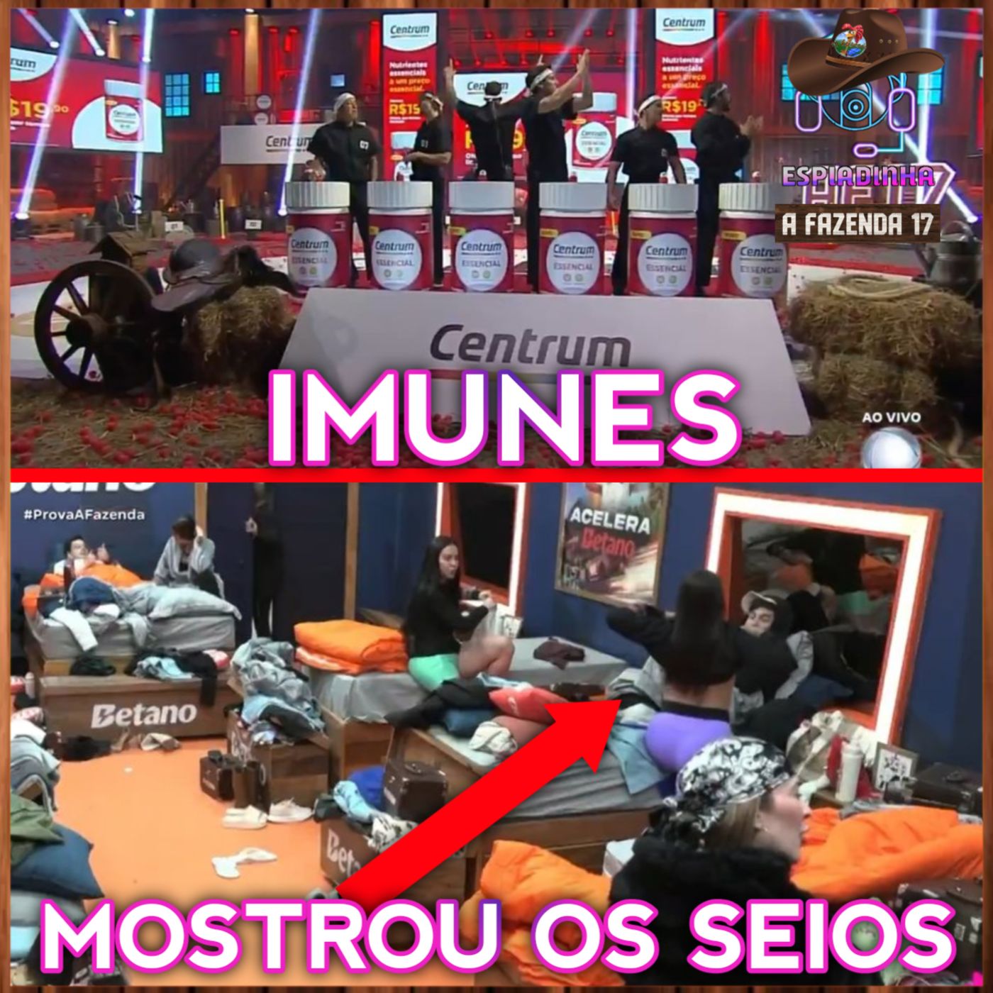 YONÁ MOSTRA OS SEIOS DURANTE BRIGA + Prova dos Imunes! | A Fazenda 17