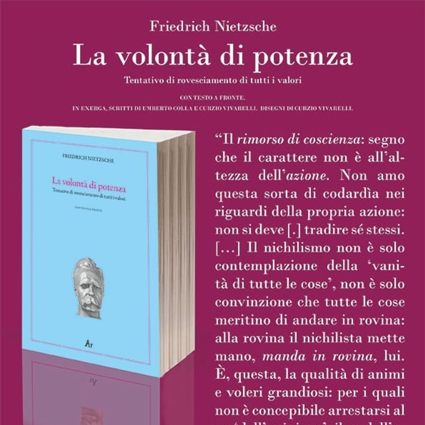 LETTURE E RILETTURE - FRIEDRICH NIETZSCHE "LA VOLONTA' DI POTENZA"