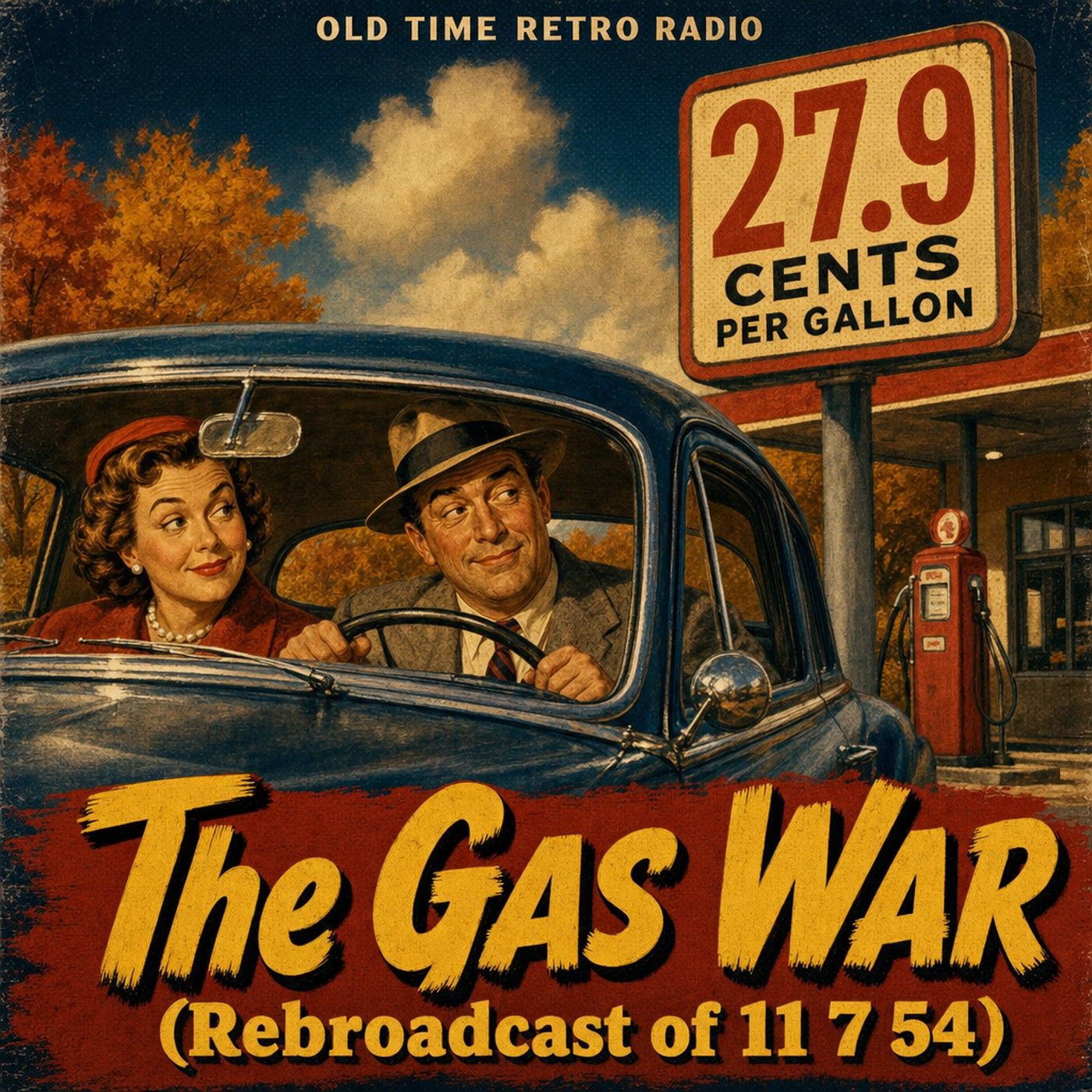 Fibber McGee and Molly - "The Gas War (Rebroadcast of 11 7 54)" (Old Time Radio, 1955) episode artwork