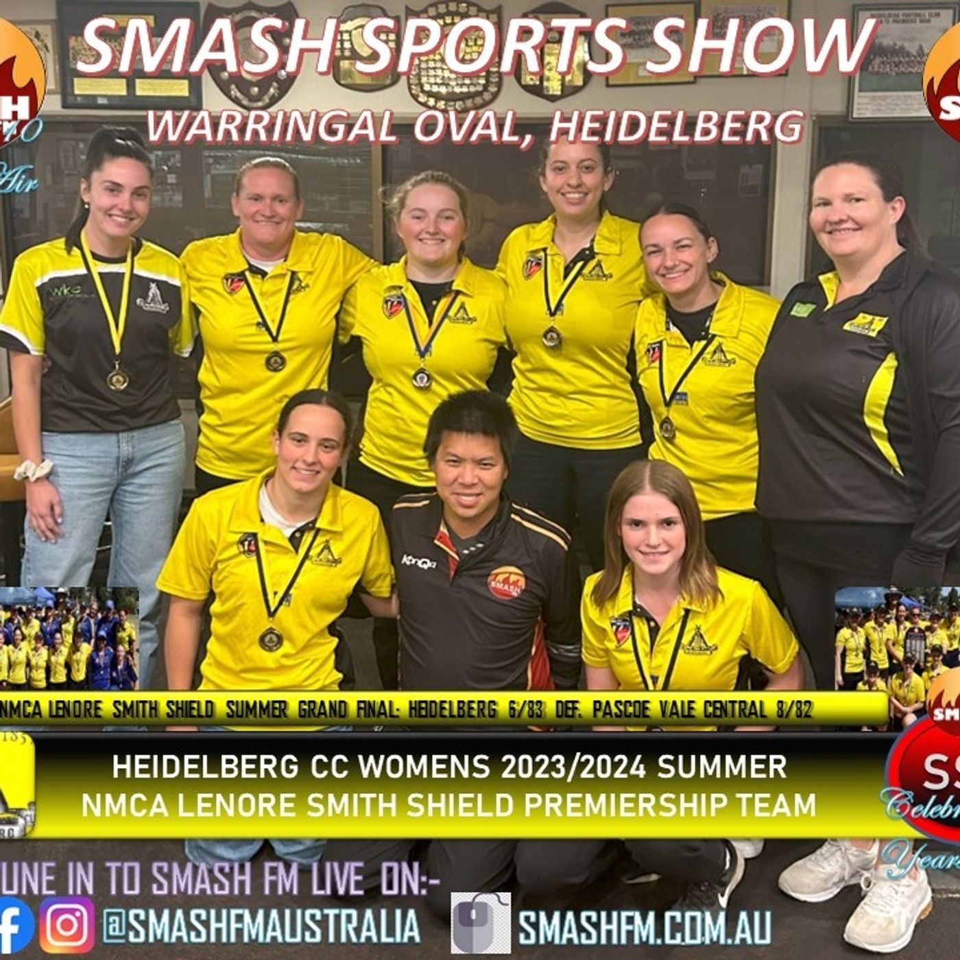 SSS10THYR: Heidelberg CC NMCA24 Womens Lenore Smith Shield Summer Premiership Interviews 060524
