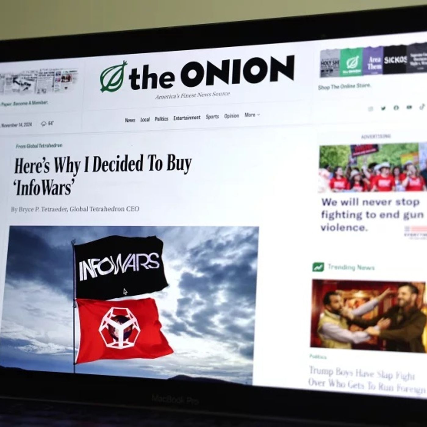 The Onion Buys InfoWars episode artwork