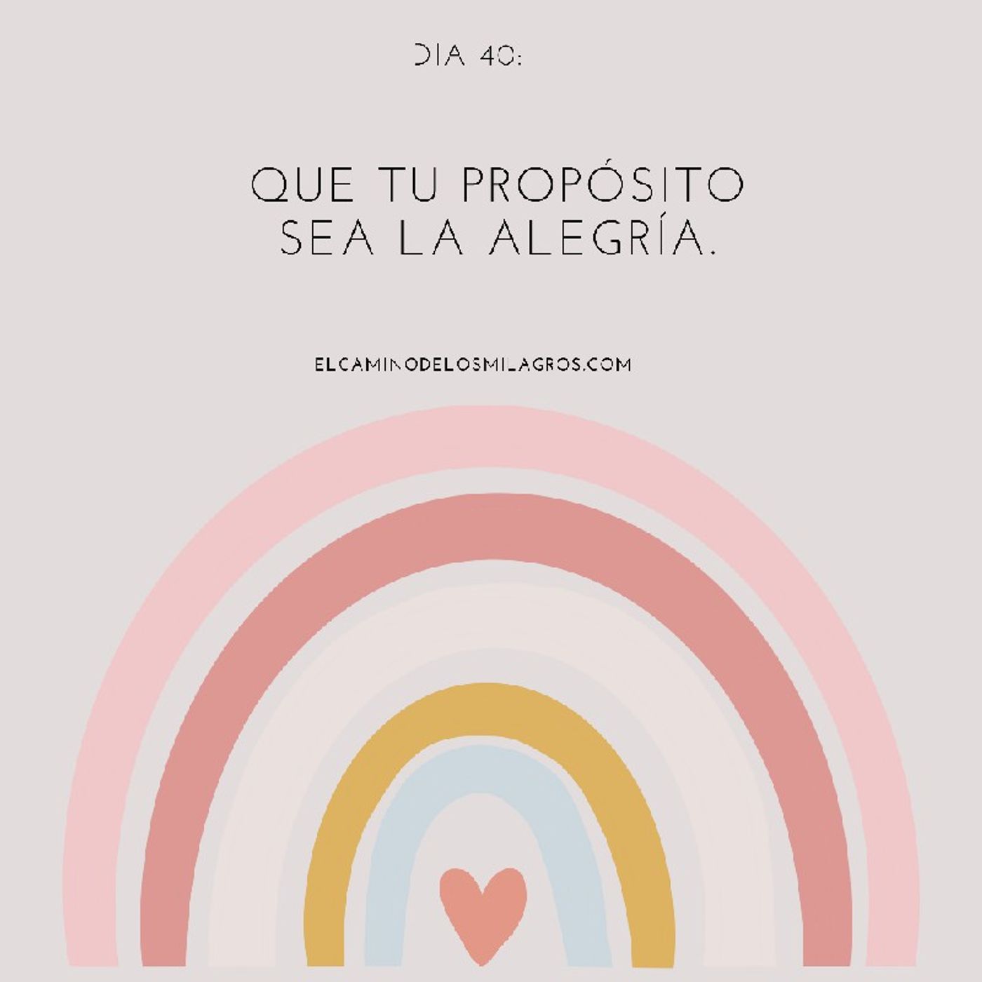 Cada día, un milagro.