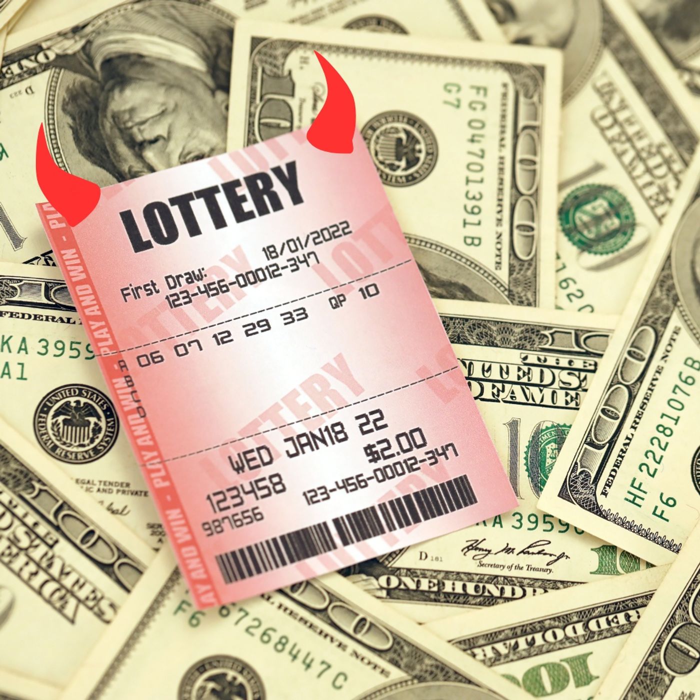 Episode 229- The Lotto Frenzy episode artwork