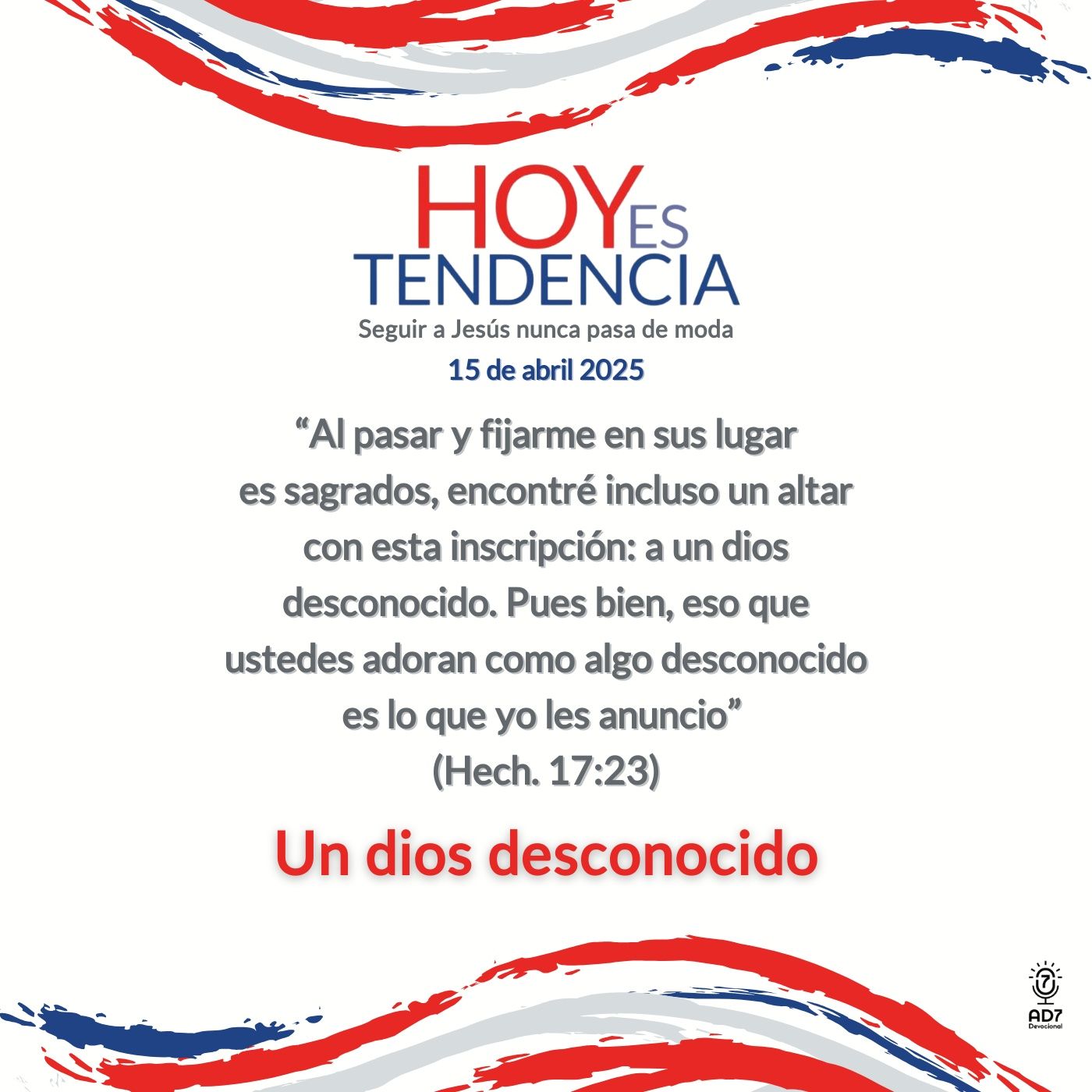 AD7 Devocional - Hoy es Tendencia