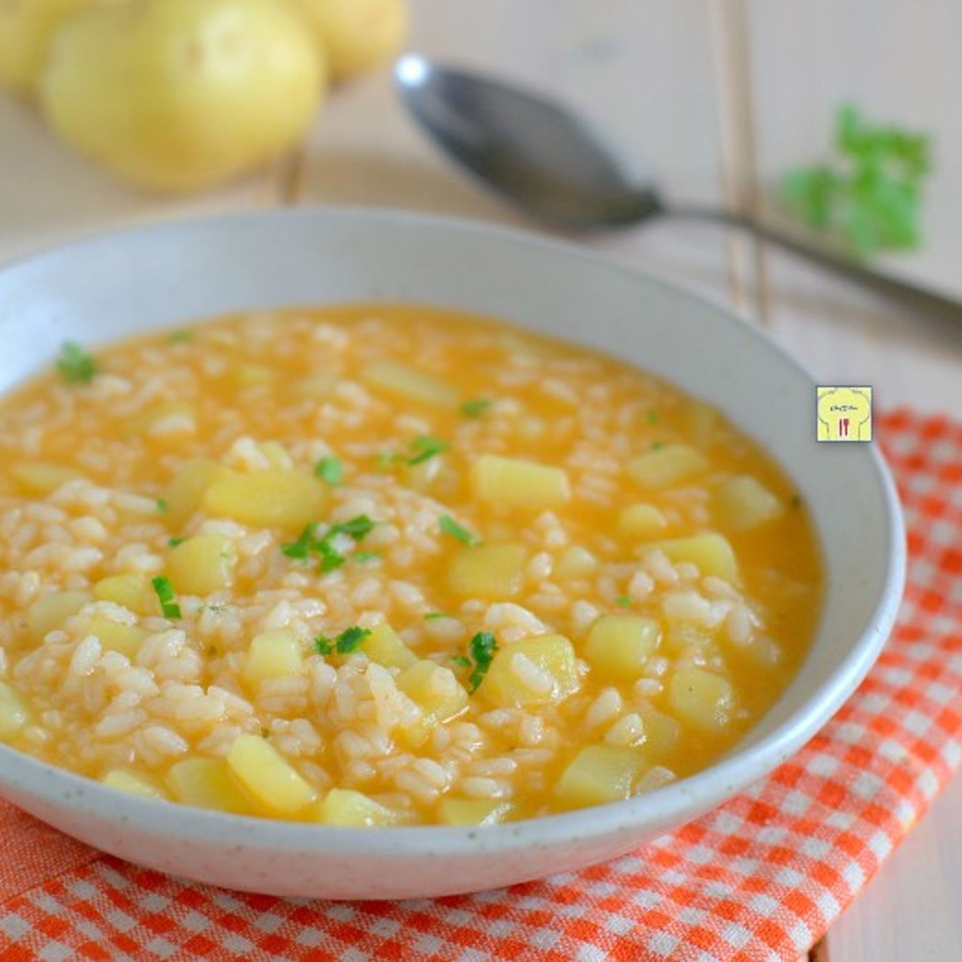 Minestra di riso e patate