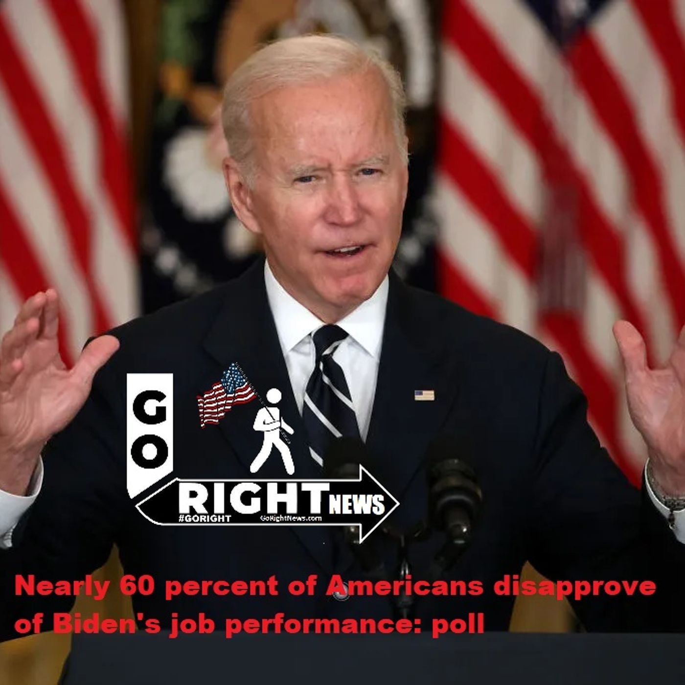 CNN Poll States Nearly 60 percent of Americans disapprove of Biden's job performance
