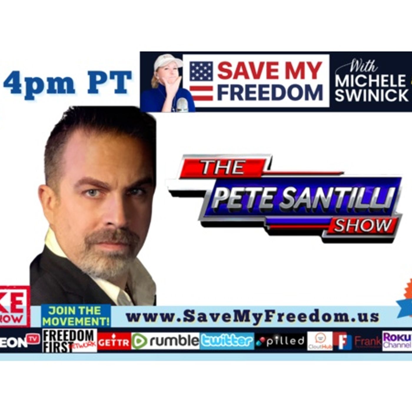 498: PETE SANTILLI - There's 179 Days Until Our Republic Is Officially DEAD episode artwork