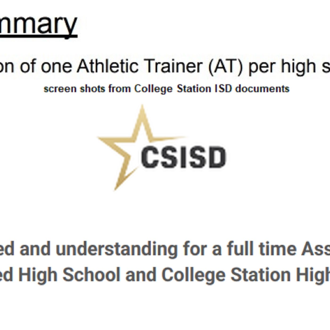 College Station ISD school board members are asked to add a 3rd athletic trainer & 2nd choir director at Consolidated & College Station HS episode artwork