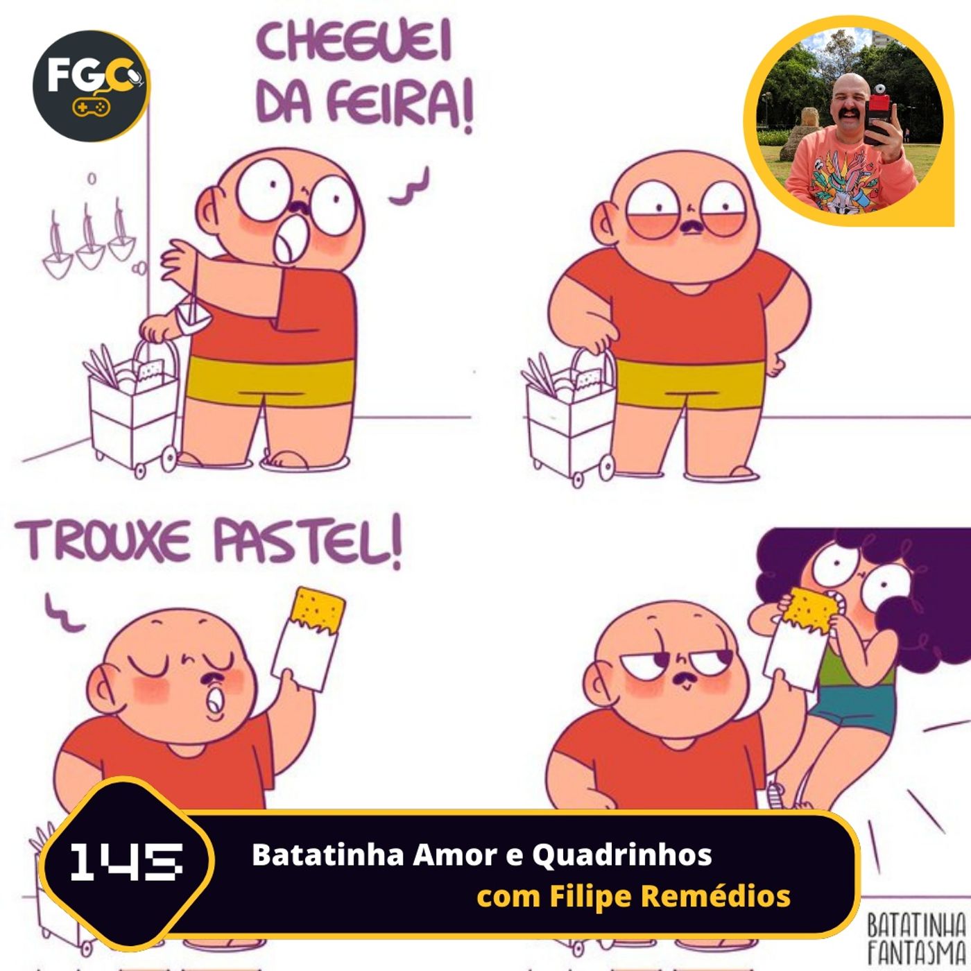 Fala Gamer Cast - #145 - Batatinha Amor em Quadrinhos com Filipe Remédios episode artwork