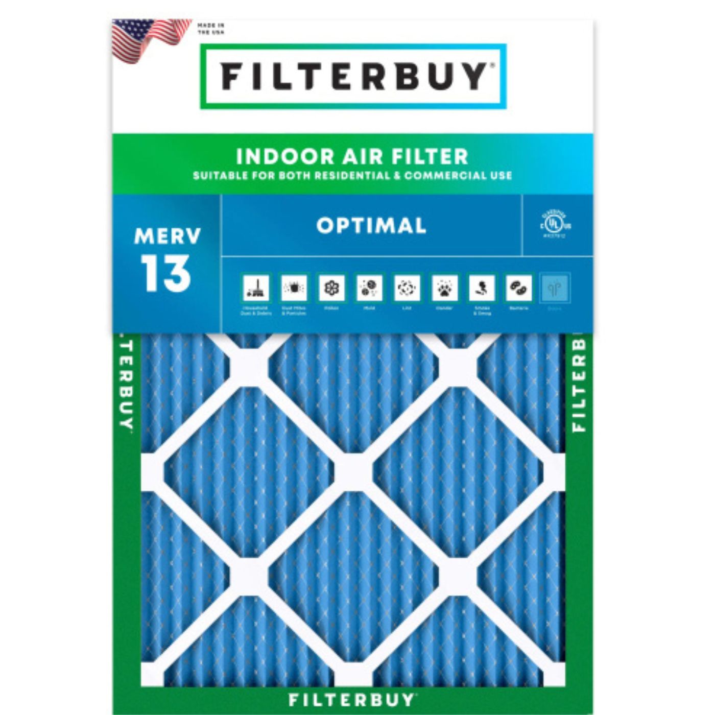 Best MERV 13 17.25x19.25x1 Furnace & HVAC Air Conditioner Filters