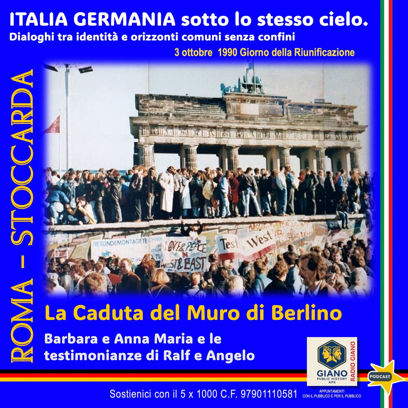 La Caduta del Muro di Berlino. 3 ottobre 1990 Giorno della Riunificazione. episode artwork