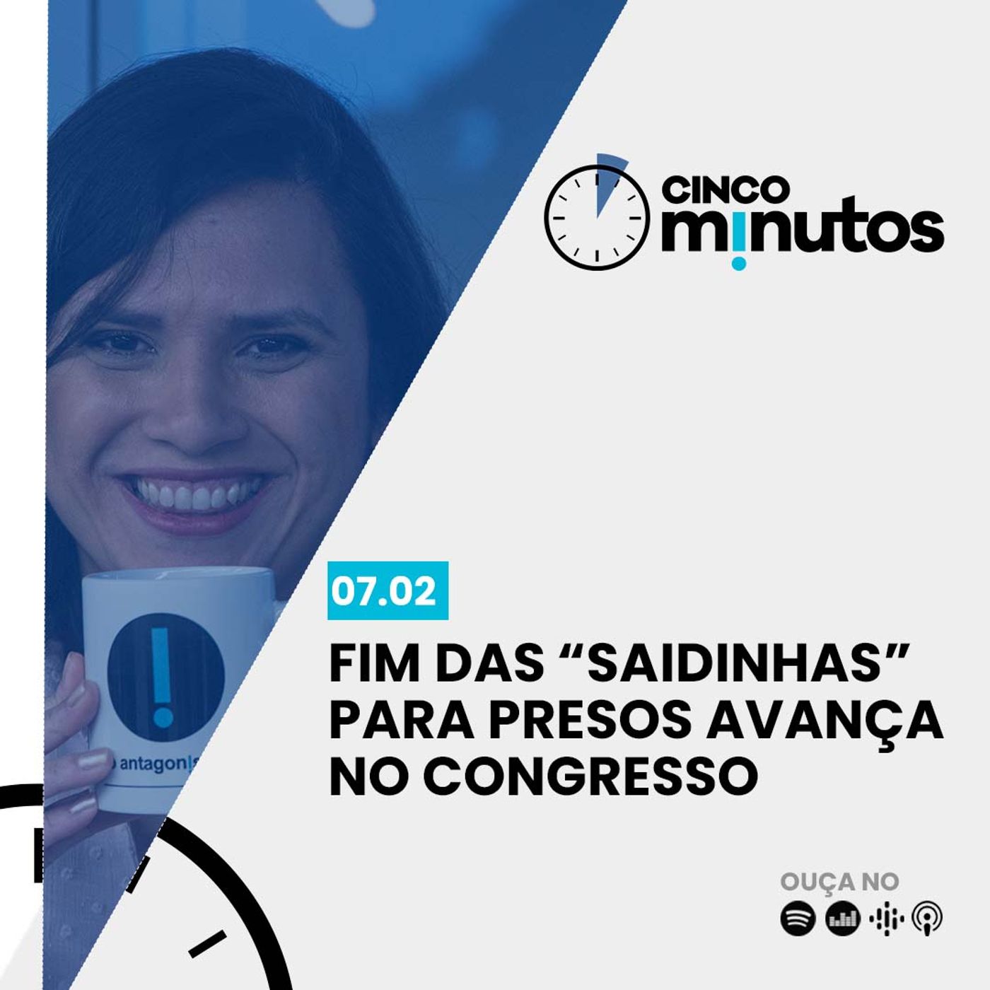 Cinco Minutos: Fim das saidinhas para presos avança no Congresso episode artwork