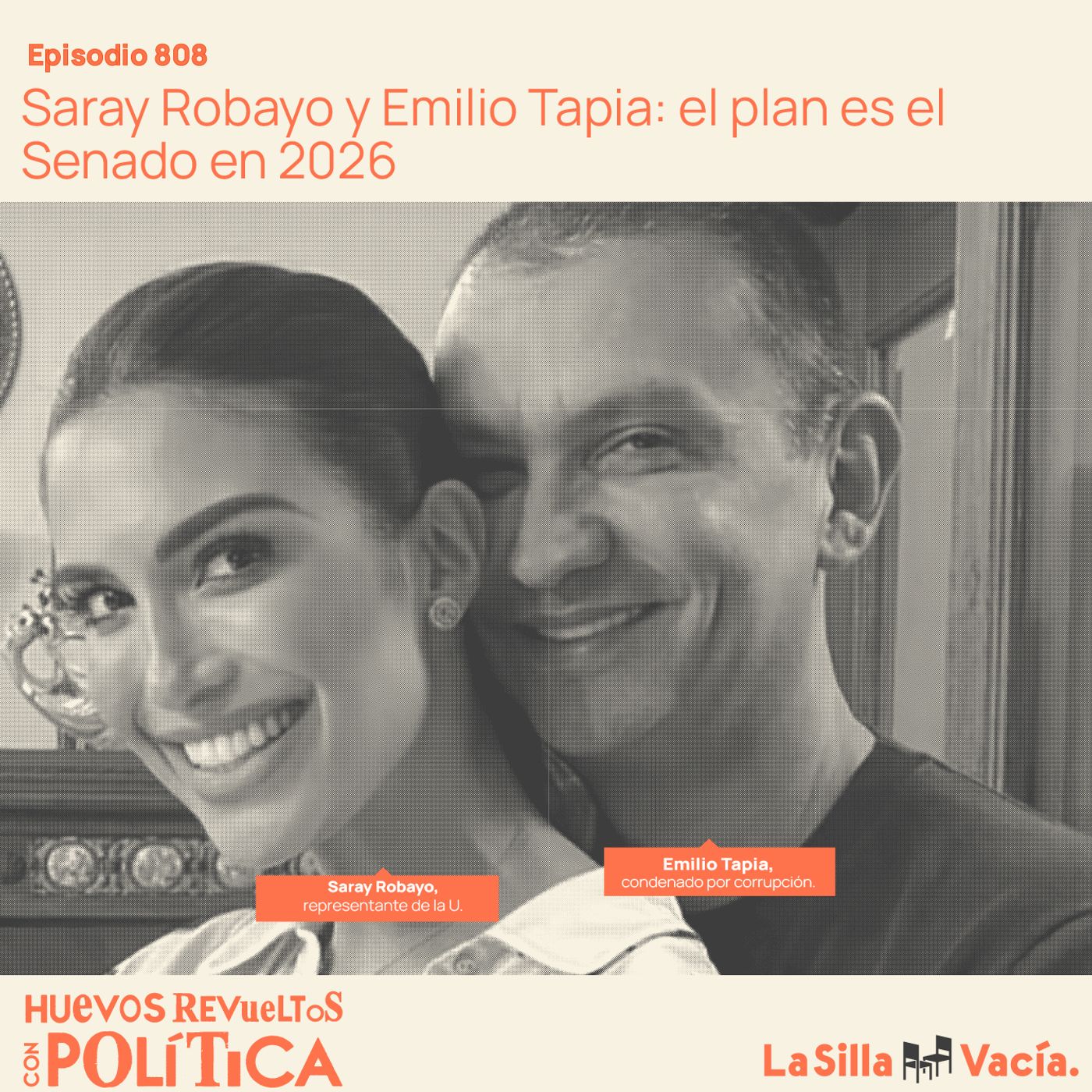 Saray Robayo y Emilio Tapia: tambalea el plan del Senado en 2026