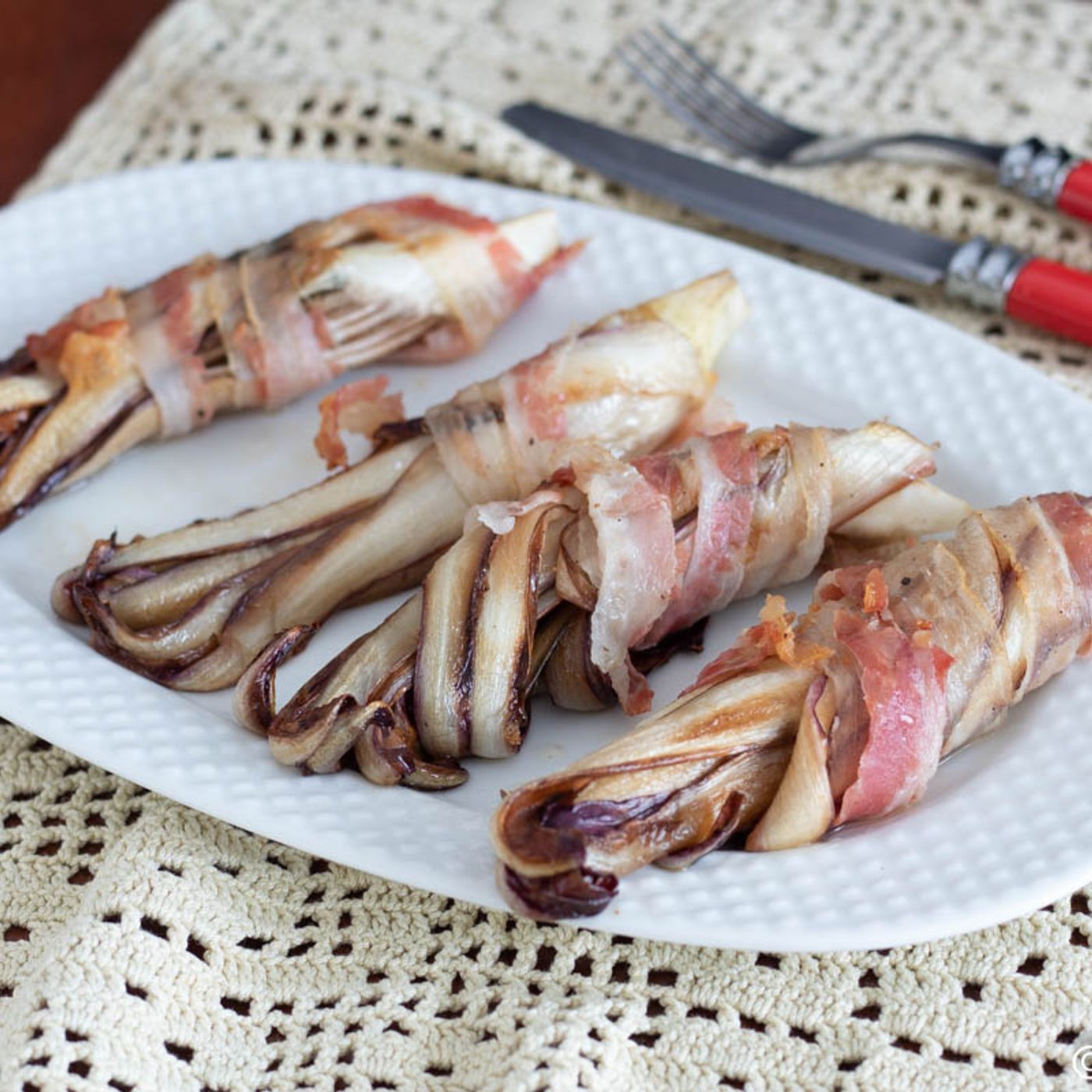Radicchio con pancetta al forno episode artwork