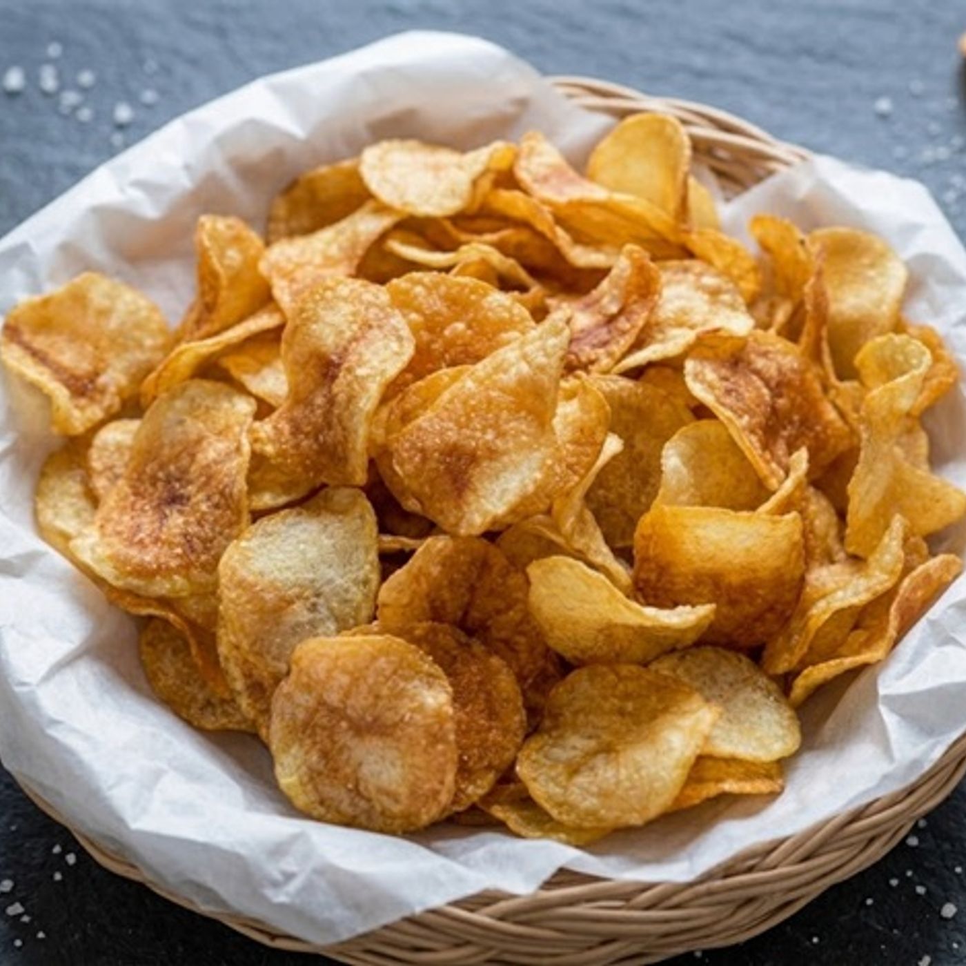 Chips di patate croccanti fatte in casa