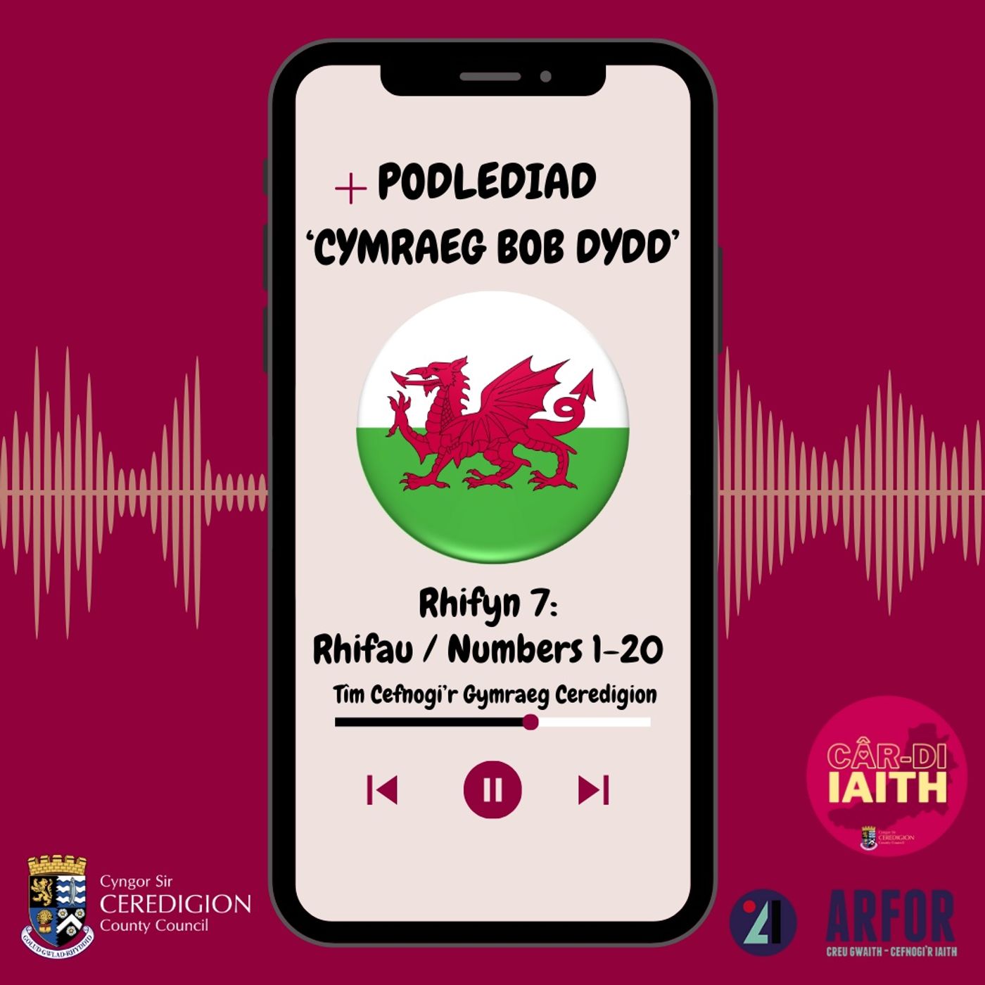 Rhifyn 7 - Rhifau / Numbers 1 - 20 Rhifyn 7 - Rhifau / Numbers 1 - 20