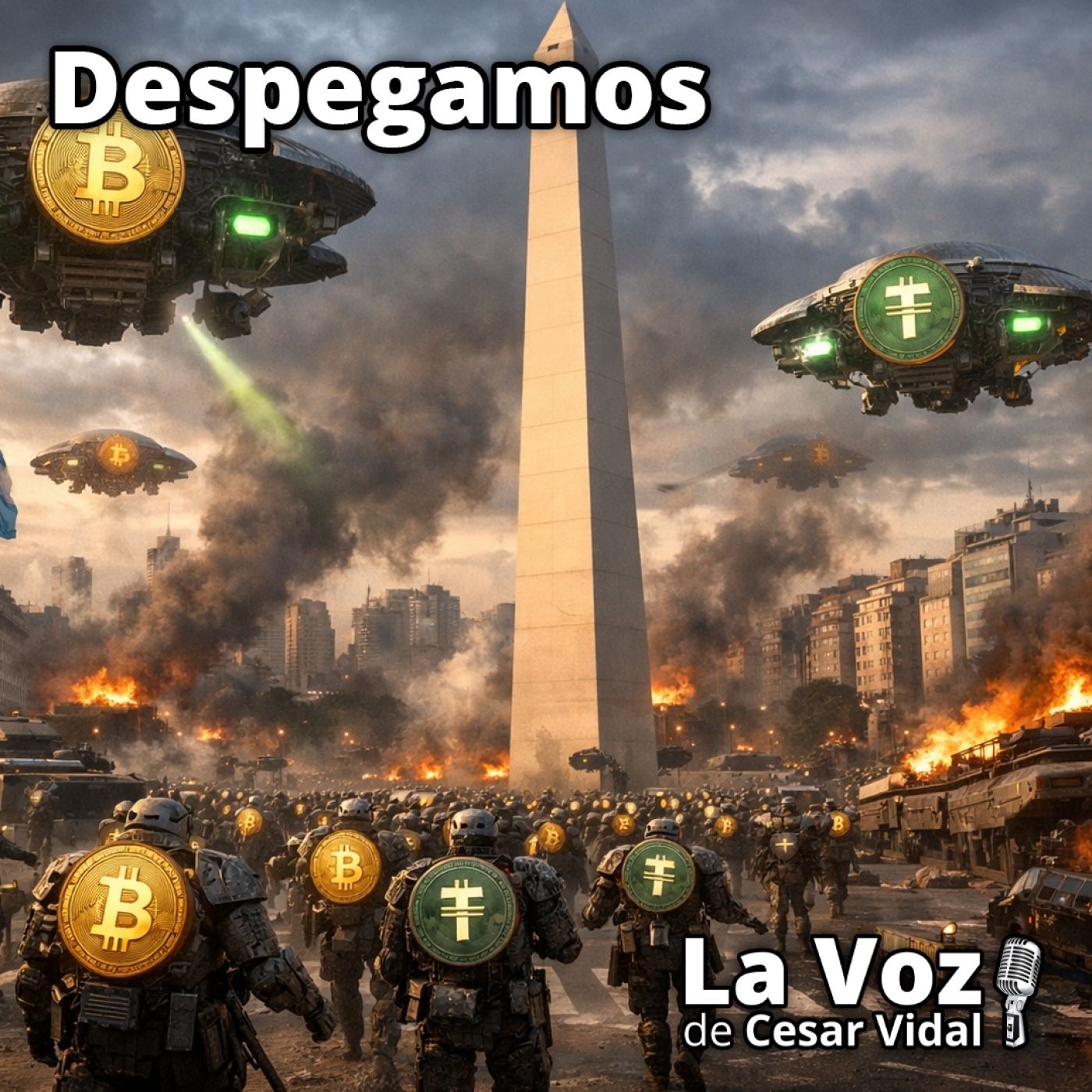 Despegamos: Colonización cripto, retirada ucraniana, éxodo alemán, bomba francesa y gasolina cara - 16/12/25 episode artwork