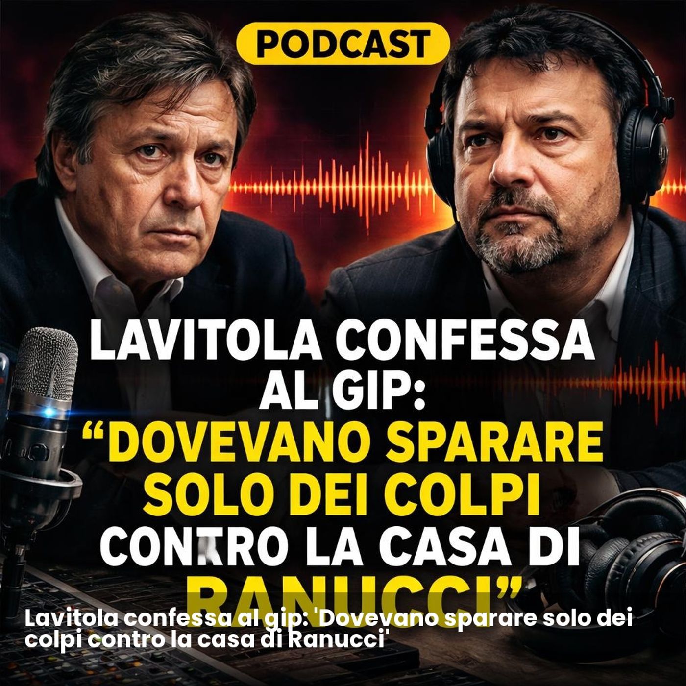 Lavitola confessa al gip: 'Dovevano sparare solo dei colpi contro la casa di Ranucci' episode artwork