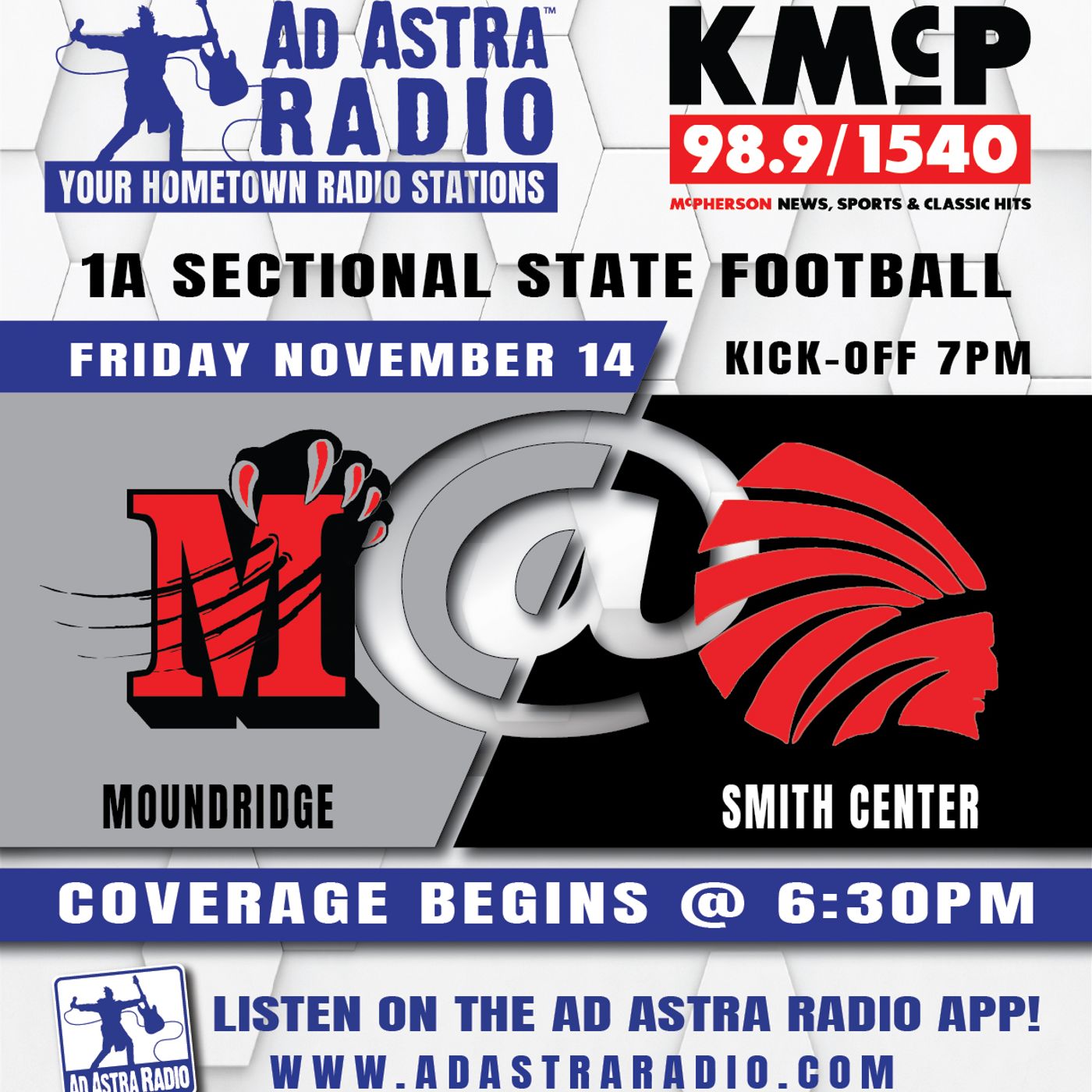 Moundridge Wildcats at Smith Center Redmen Football (November 14, 2025) episode artwork