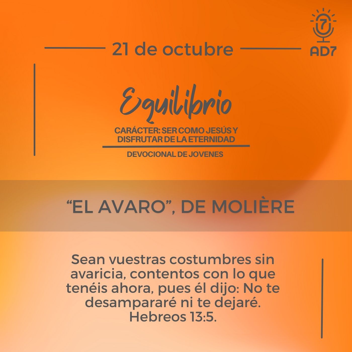 AD7 Devocional - Diferente / Inverso