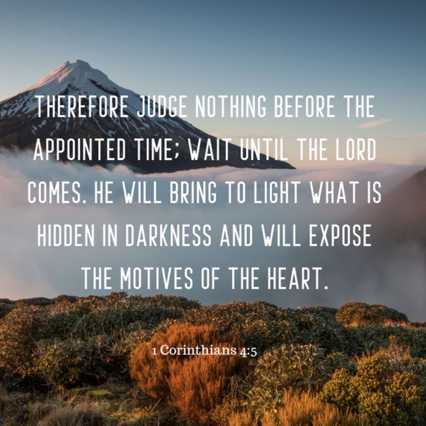 1st Corinthians chapter 4 / lap 1 / June 7th 2024