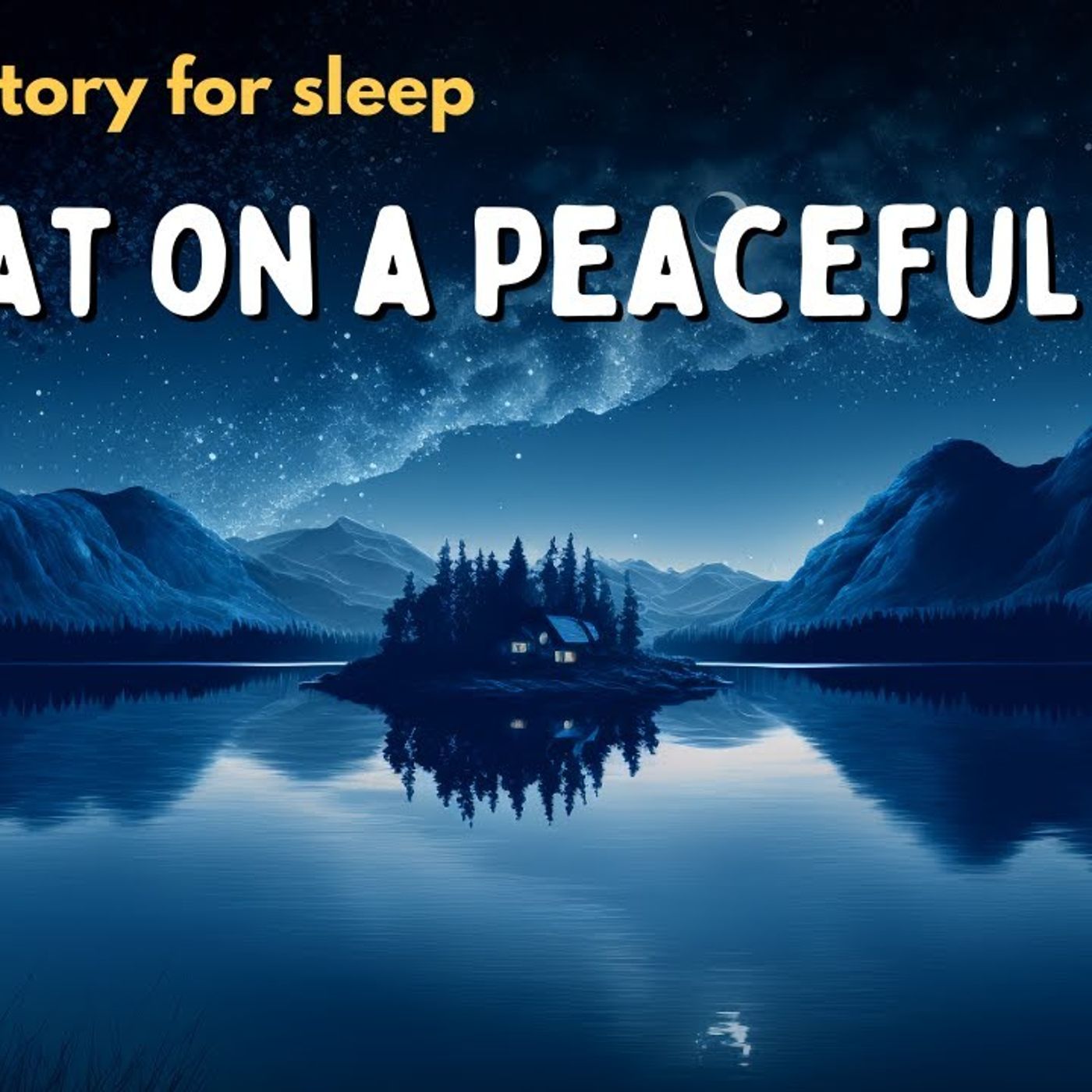 Sleepy Story to FALL ASLEEP Fast | Afloat on a Peaceful Lake | Sleepy Story on a Lake