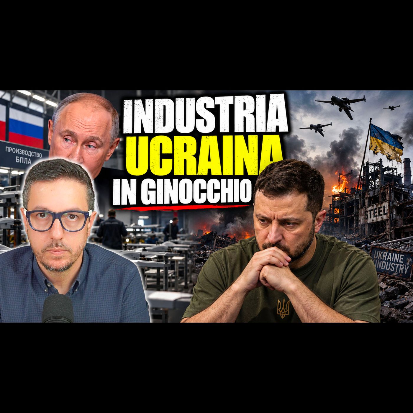 MOSCA POTENZIA LA PRODUZIONE DI DRONI, MA NON STAVA “PER FALLIRE “? episode artwork