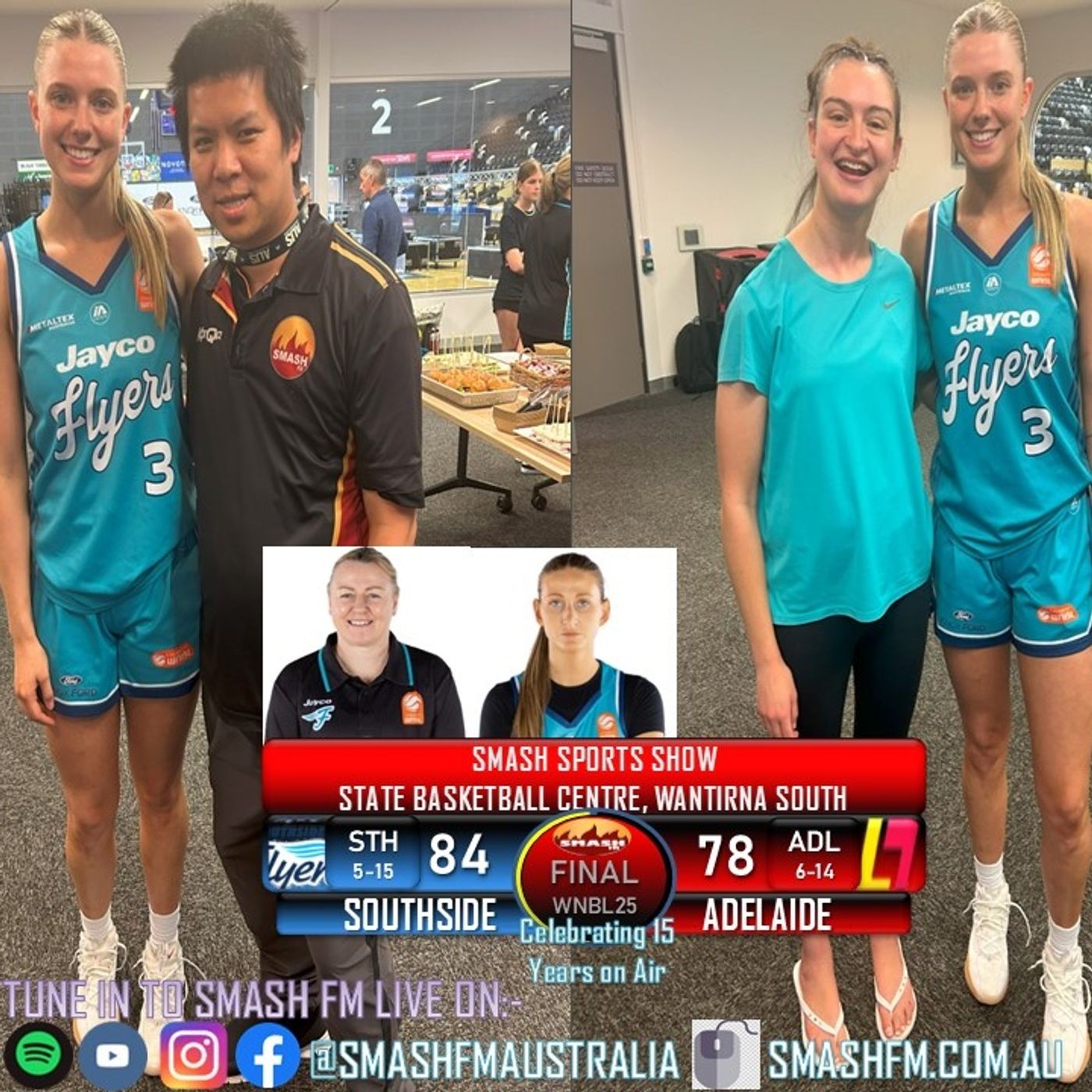 SSS15THYR: Southside Flyers WNBL25 WK15 Post Game Interviews & Press Conference 090225