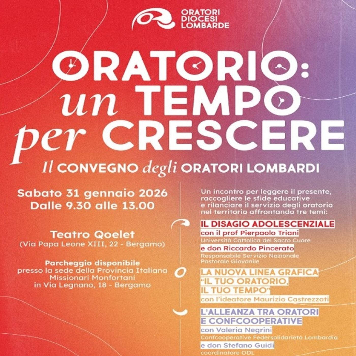 Un convegno sulla presenza degli oratori lombardi sul territorio: intervista a don Stefano Guidi  -  23 gennaio 2026 episode artwork