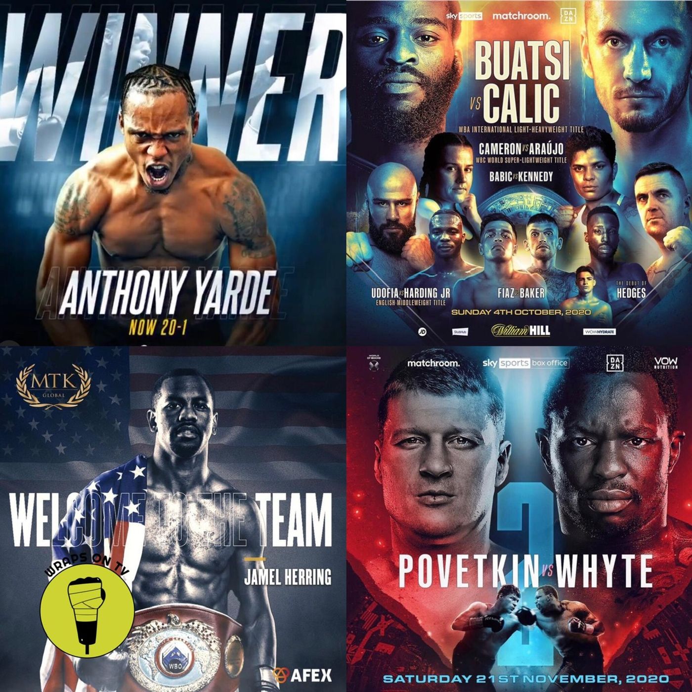 Yarde v Spelman review!! Matchroom schedule announcements