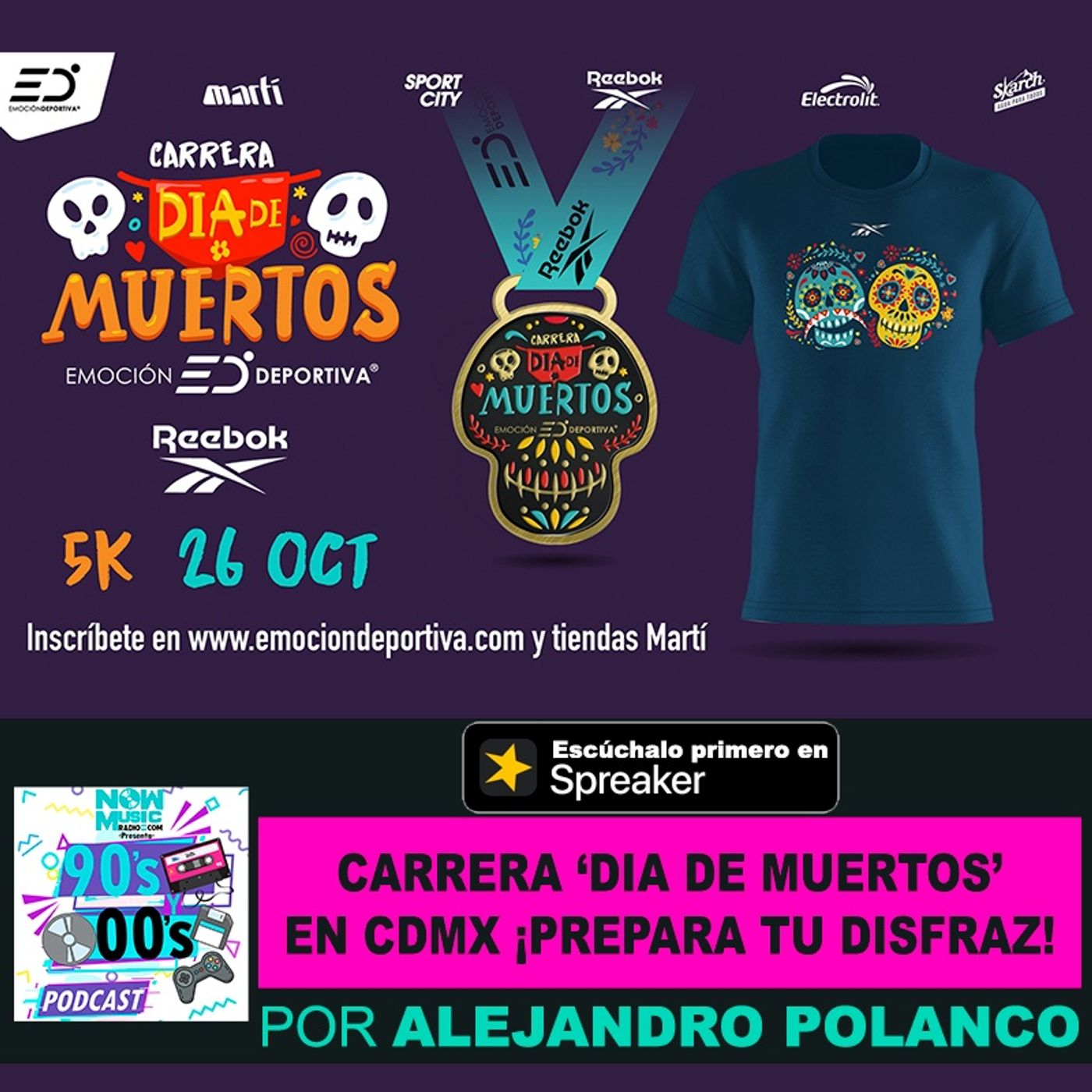 Carrera de Día de muertos en CDMX¡Prepara tu disfraz! episode artwork