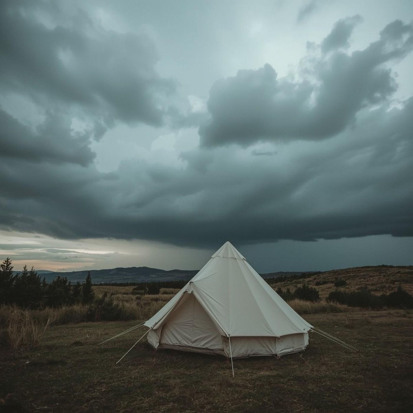 Canvas Tent Rain and Thunder - 10 Hours Sleep Sound