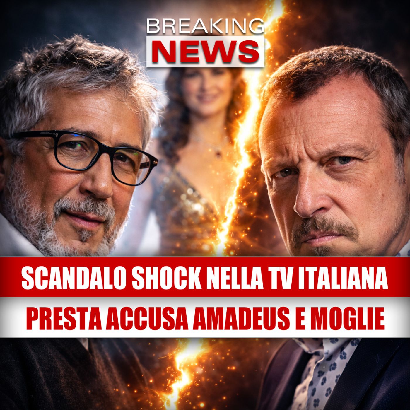Shock nella Tv Italiana: Presta smaschera tutto, accuse ad Amadeus e sua moglie