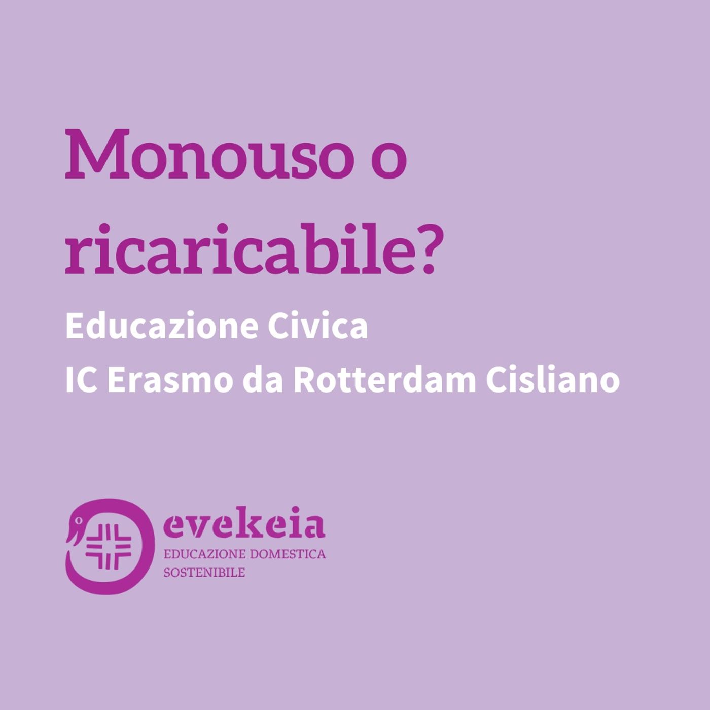 Una scommessa educativa