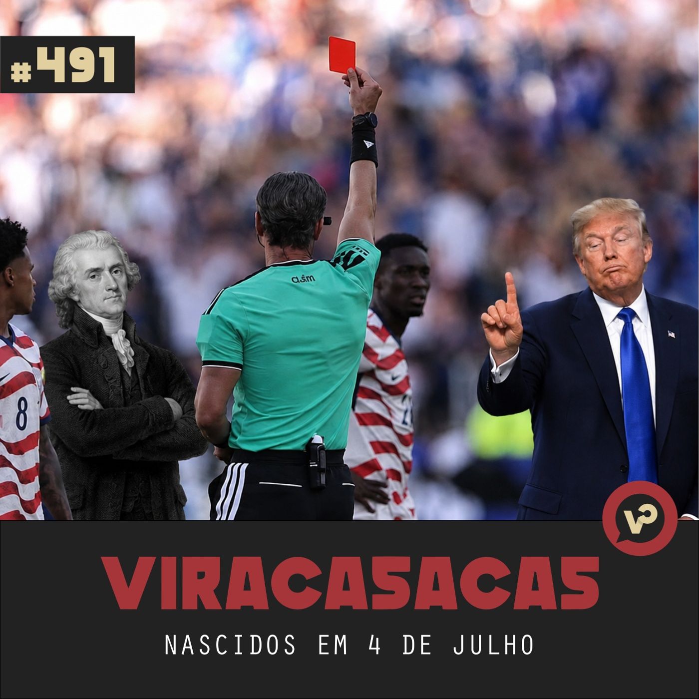 #491 "Nascidos em 4 de julho" - com Tatiana Vargas-Maia episode artwork