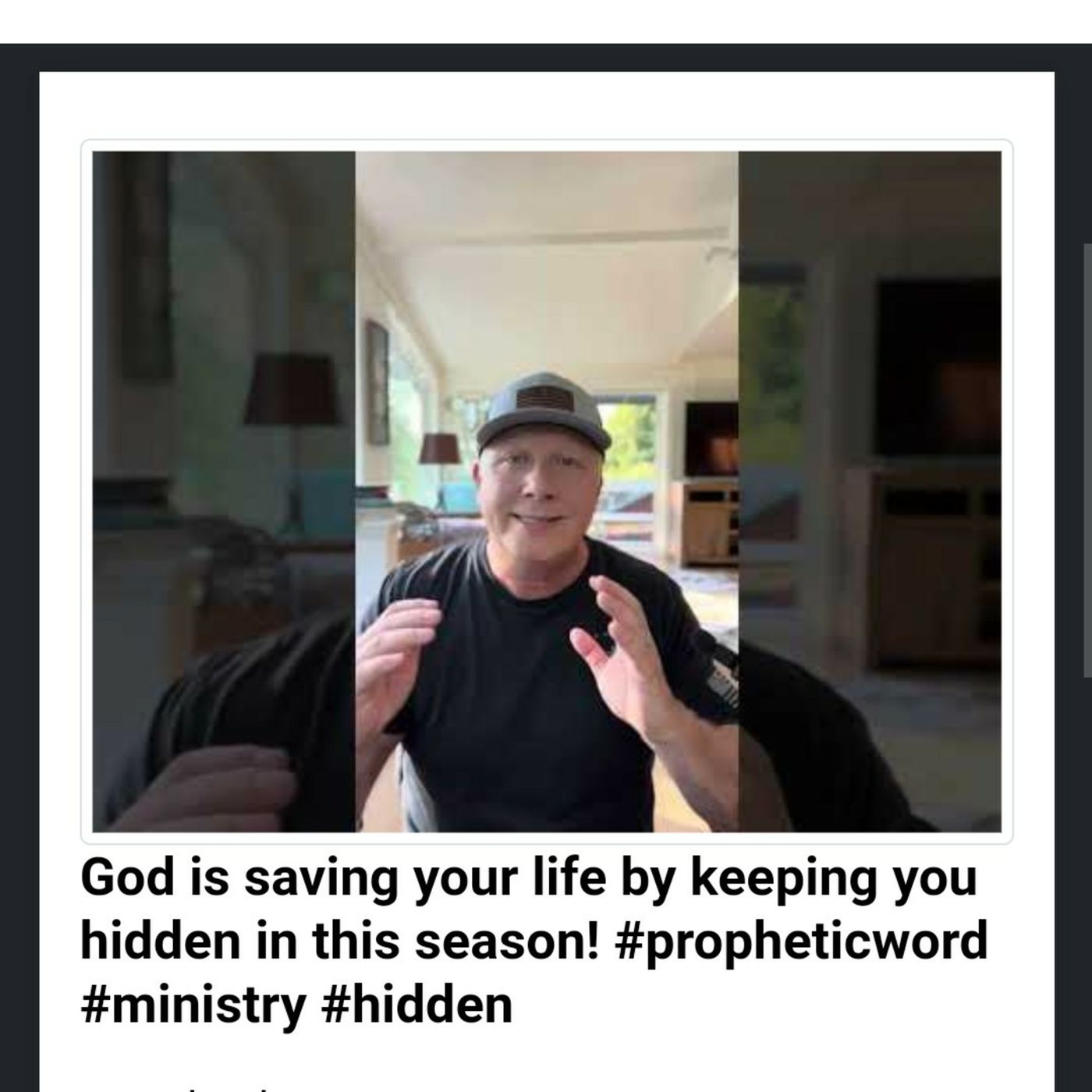 God is saving your life by keeping you hidden in this season! #propheticword #ministry #hidden episode artwork