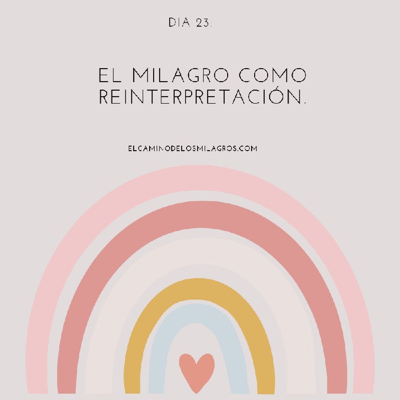 Cada día, un milagro.