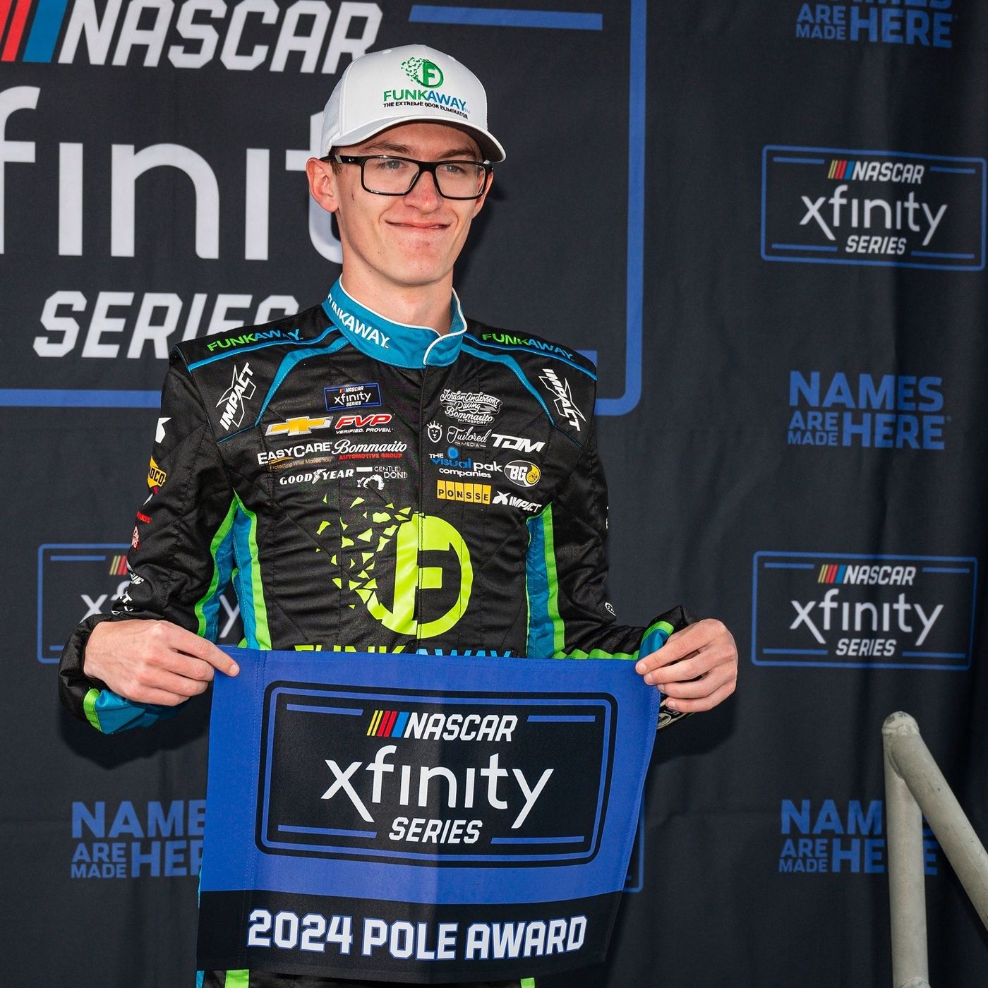 NASCAR driver Parker Retzlaff shares his story, #FunkAway sponsorship on Conversations LIVE ~ @parker79p @funkaway @ztprtweets episode artwork