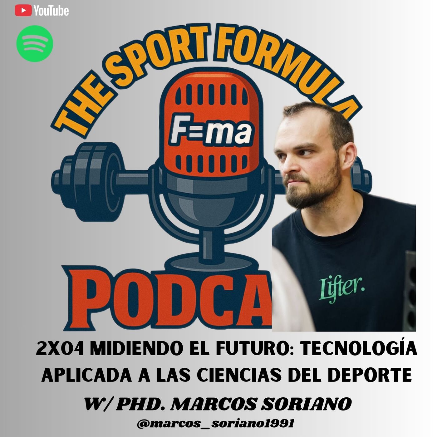 2X04 Midiendo el futuro: Tecnología aplicada a las ciencias del deporte (PHD. Marcos Soriano) episode artwork