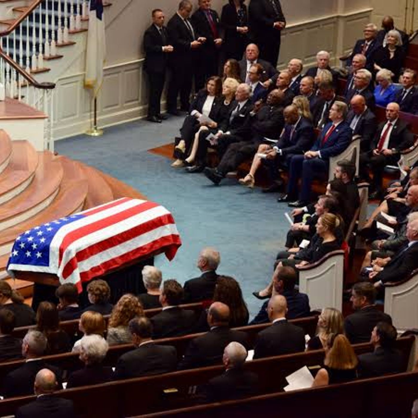 US Senator Lindsey Graham remembered in funeral service episode artwork