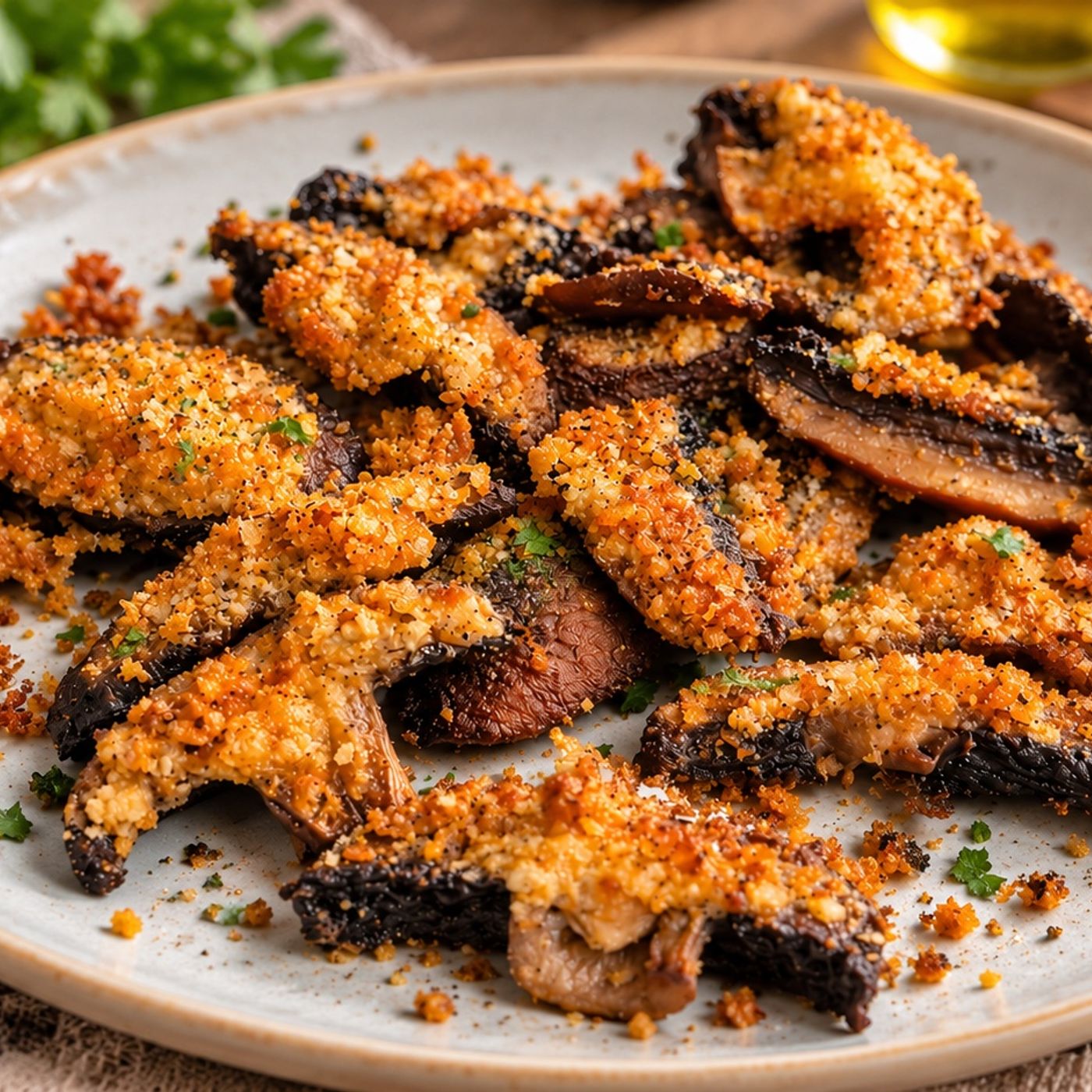 FUNGHI GRATINATI al forno o in friggitrice ad aria episode artwork