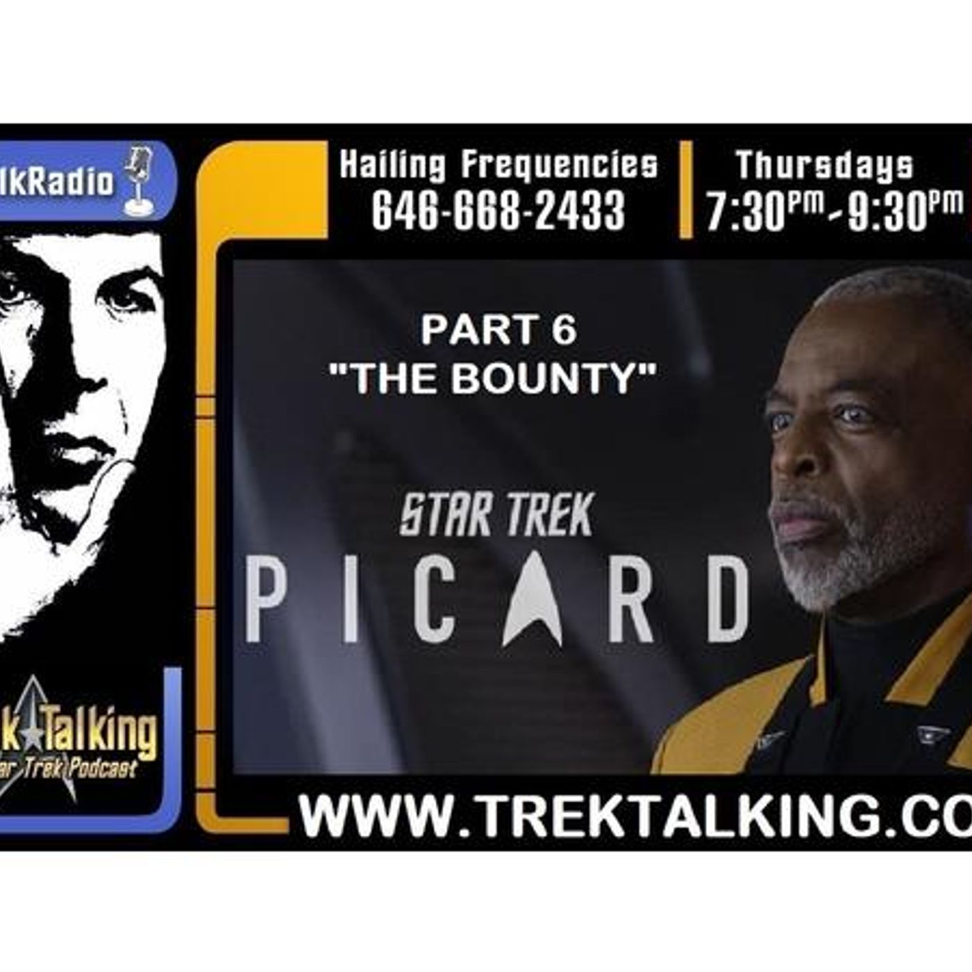 EPISODE 522- Star Trek: Picard Part 6 - "THE BOUNTY" Review/Discussion