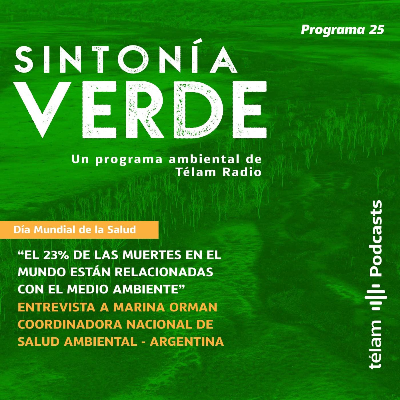 cover of episode Marina Orman: "El 23% de las muertes en el mundo están relacionadas con el medio ambiente"