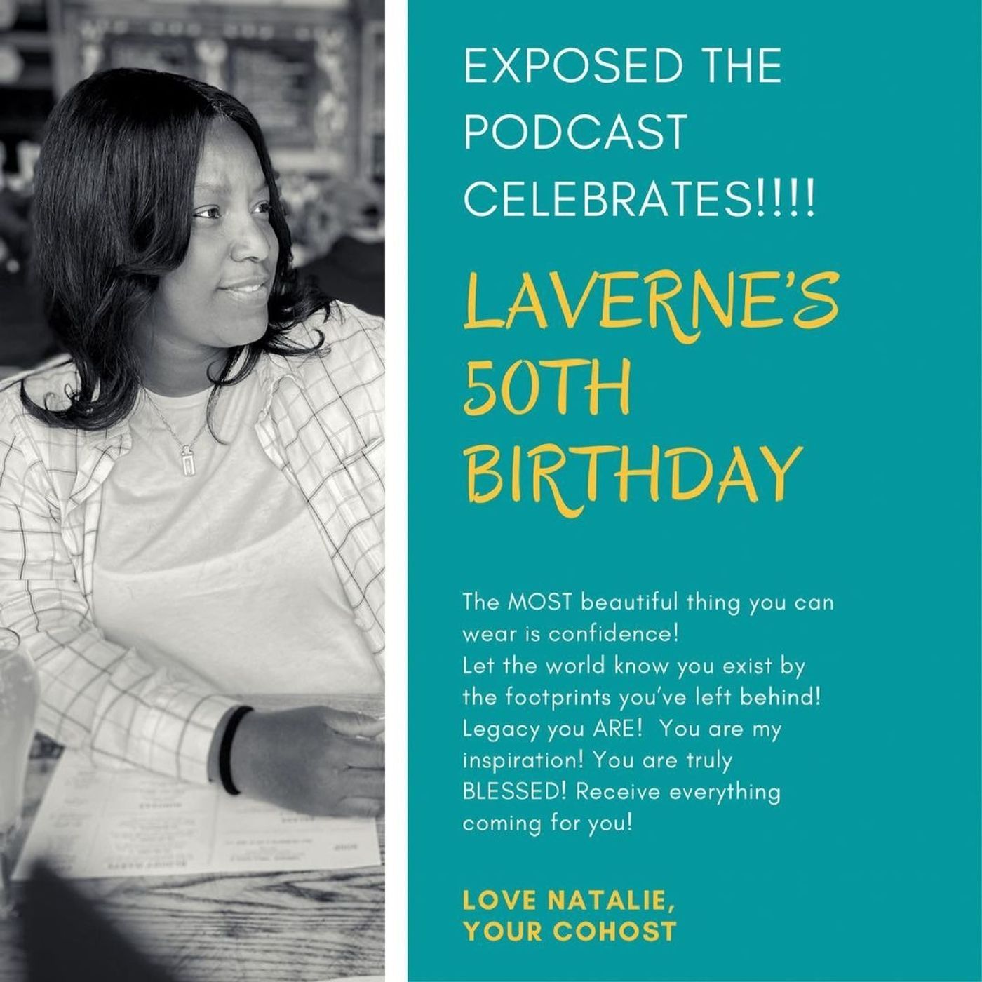 Celebrating 50!!! Happiest Birthday to the BEST Cohost EVER, LaVerne Badger!!! episode artwork