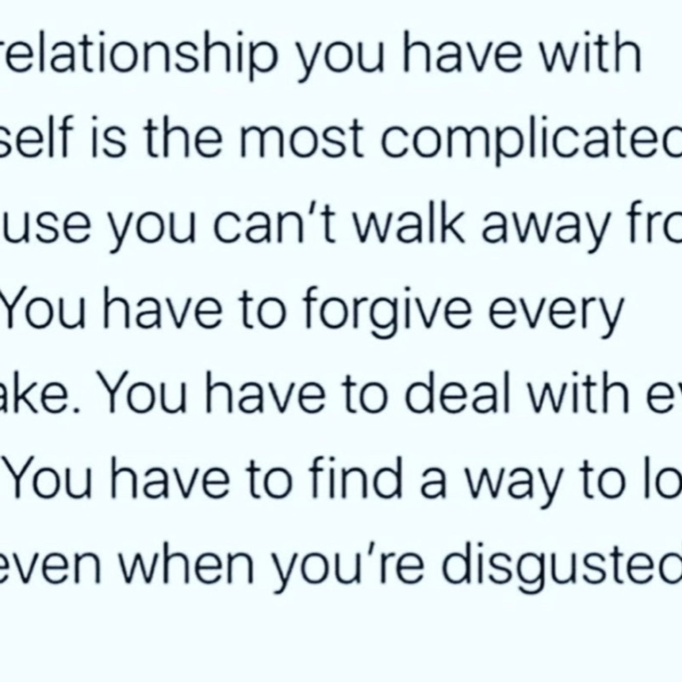 The relationship within yourself- Real World Jay