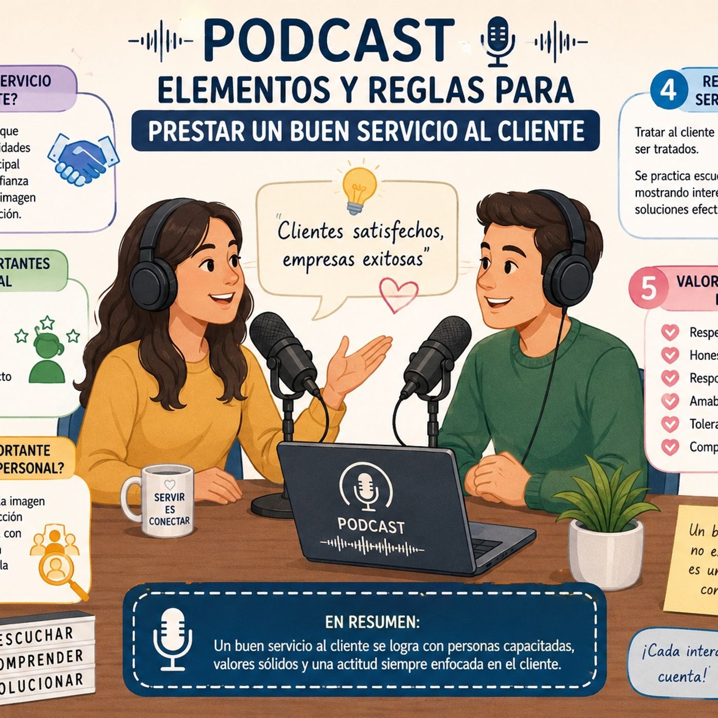 Elementos y reglas para un buen servicio