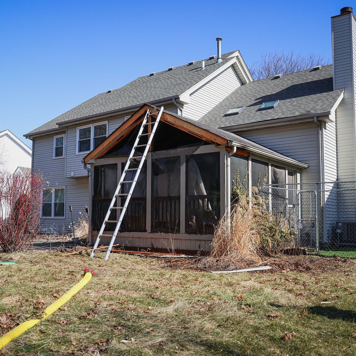 Responders prevent deck fire from spreading to home in Cary episode artwork