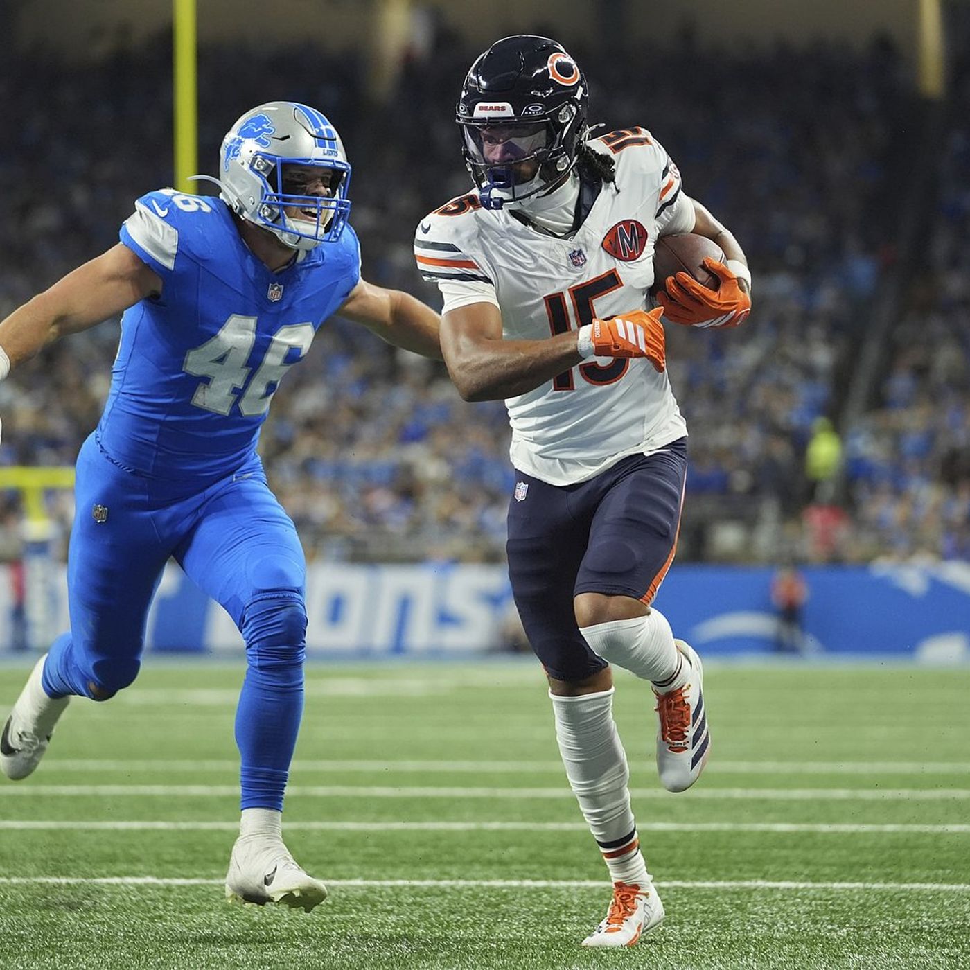 Chicago Bears’ Rome Odunze, Ozzy Trapilo inactive against Lions in Week 18