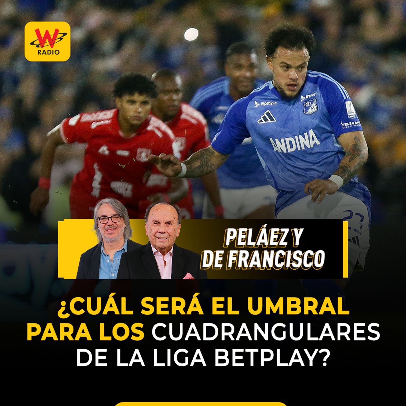¿Cuál será el umbral para los cuadrangulares de la Liga BetPlay?